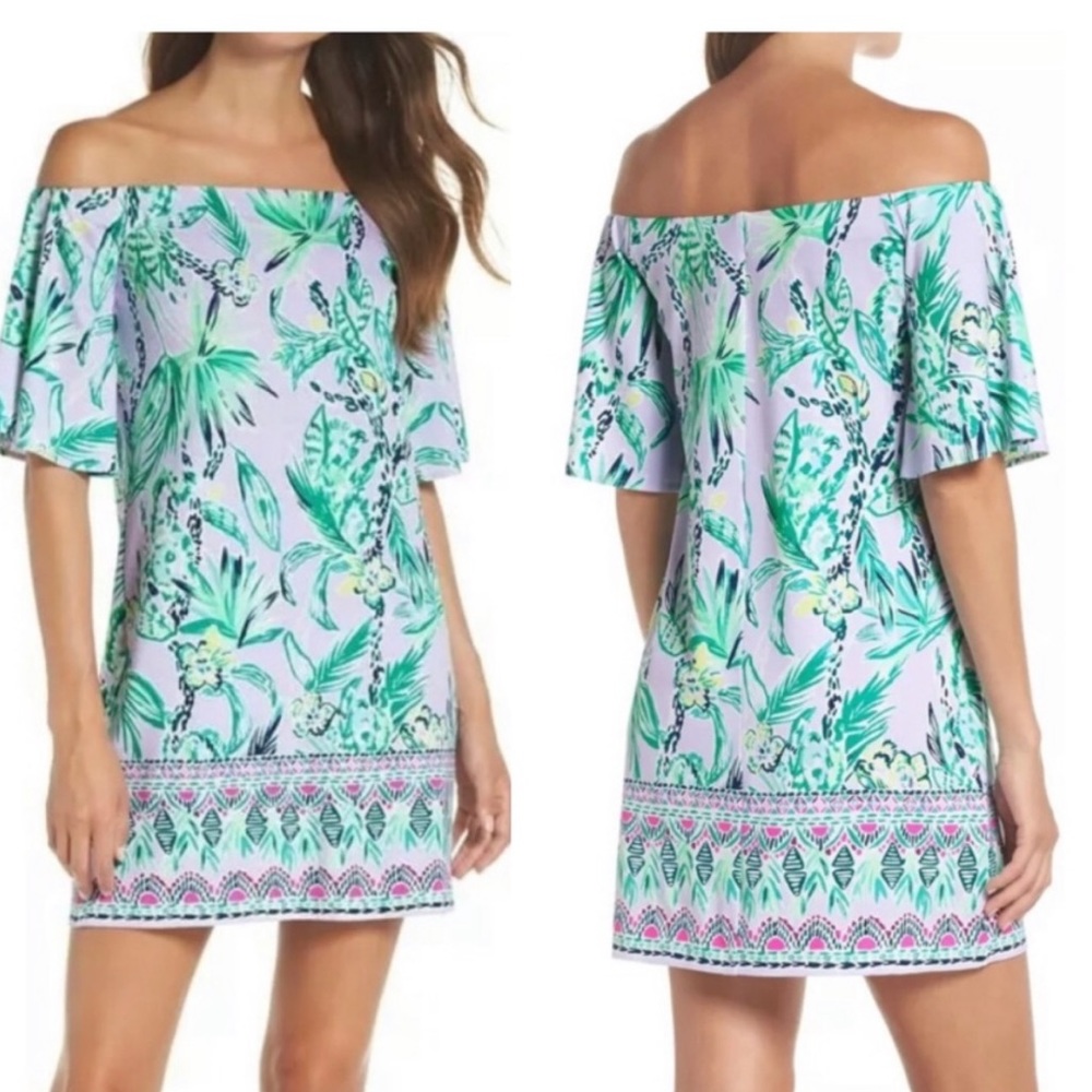 Lilly Pulitzer Fawcett Dress in Lilac Verbena